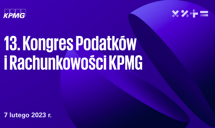 Kongres KPMG – o podatkach i ESG